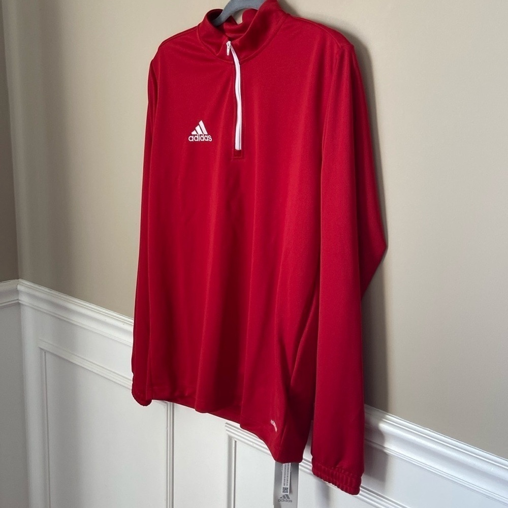 NWT Men’s Red Adidas Pullover - Medium - Picture 2 of 8